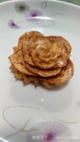 Fried Taro Rose recipe