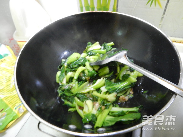 Stir-fried Vegetables with Lard recipe