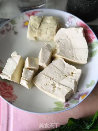 A Good Partner for Fat Reduction~chilled Cabbage Tofu recipe