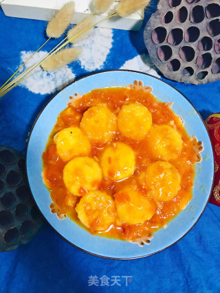 Japanese Tofu with Tomato Sauce recipe
