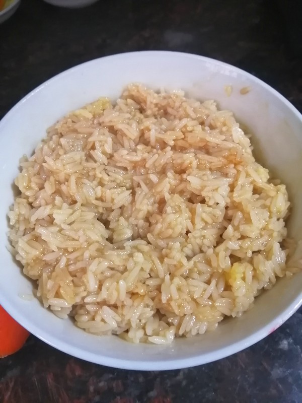 Dinner for One Person~~ Fried Rice with Mixed Vegetables recipe