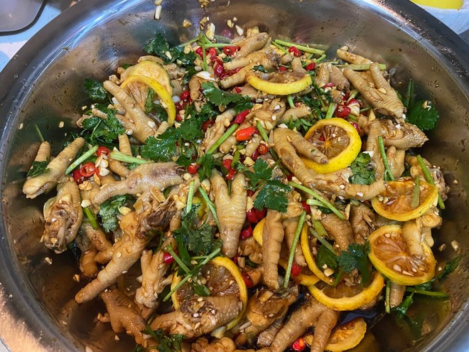Lemon Chicken Feet recipe