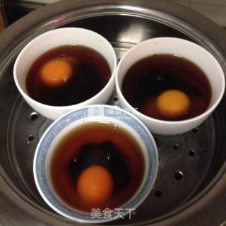 Steamed Egg with Brown Sugar and Wine recipe