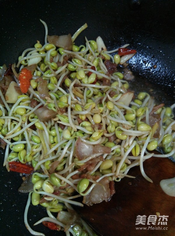 Stir-fried Bean Sprouts with Vermicelli recipe