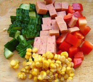 Colorful Fried Tofu recipe