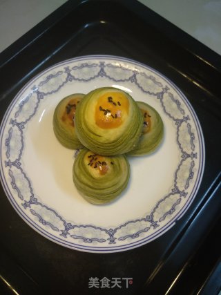 Matcha Yolk Crisp recipe