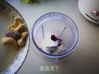 Strawberry Purple Potato Milkshake recipe