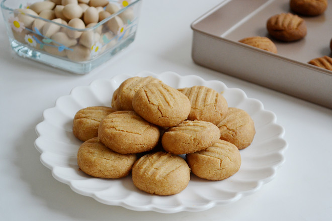 Coconut Peanut Butter Shortbread Cookies recipe