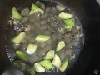 Clam Loofah Soup recipe