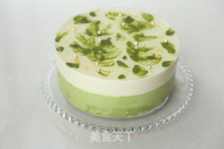 #柏翠大赛#coconut Fragrant Matcha Mousse recipe