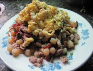 Fried Rice with Scallops recipe