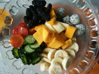 Healthy Fruit and Vegetable Salad recipe