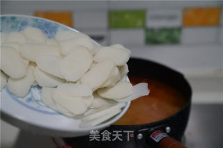 Seafood Soup Rice Cake recipe