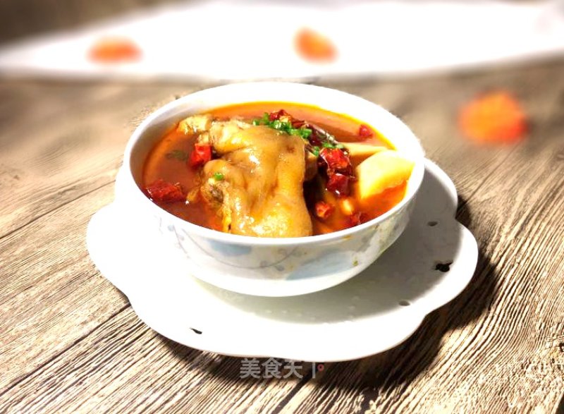 Pork's Feet and Carrot Soup recipe