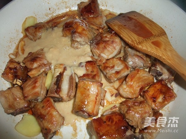 Braised Pork Ribs with Beer Fermented Bean Curd recipe