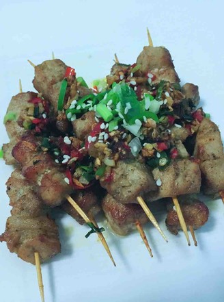 Fried Toothpick Meat recipe