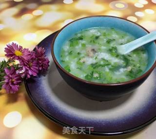 Chrysanthemum Minced Pork Porridge recipe