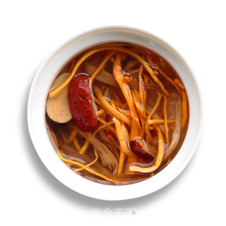 Nourishing and Warming The Heart-stewed Chicken Soup with Daylily and Cordyceps Flowers recipe