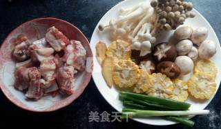 Corn Ribs and Mushroom Soup recipe