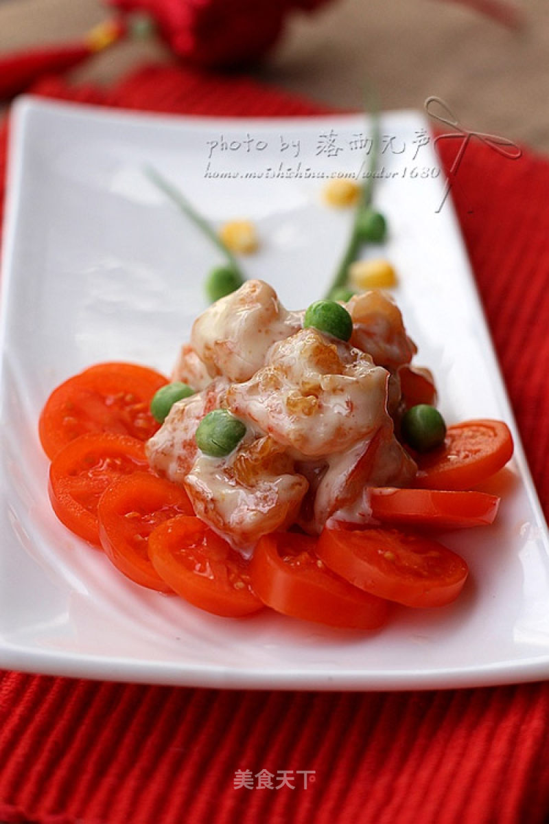 Fresh and Sweet-salad Shrimp Balls