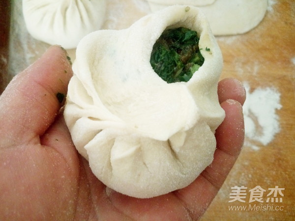 Wild Amaranth and Pork Buns recipe