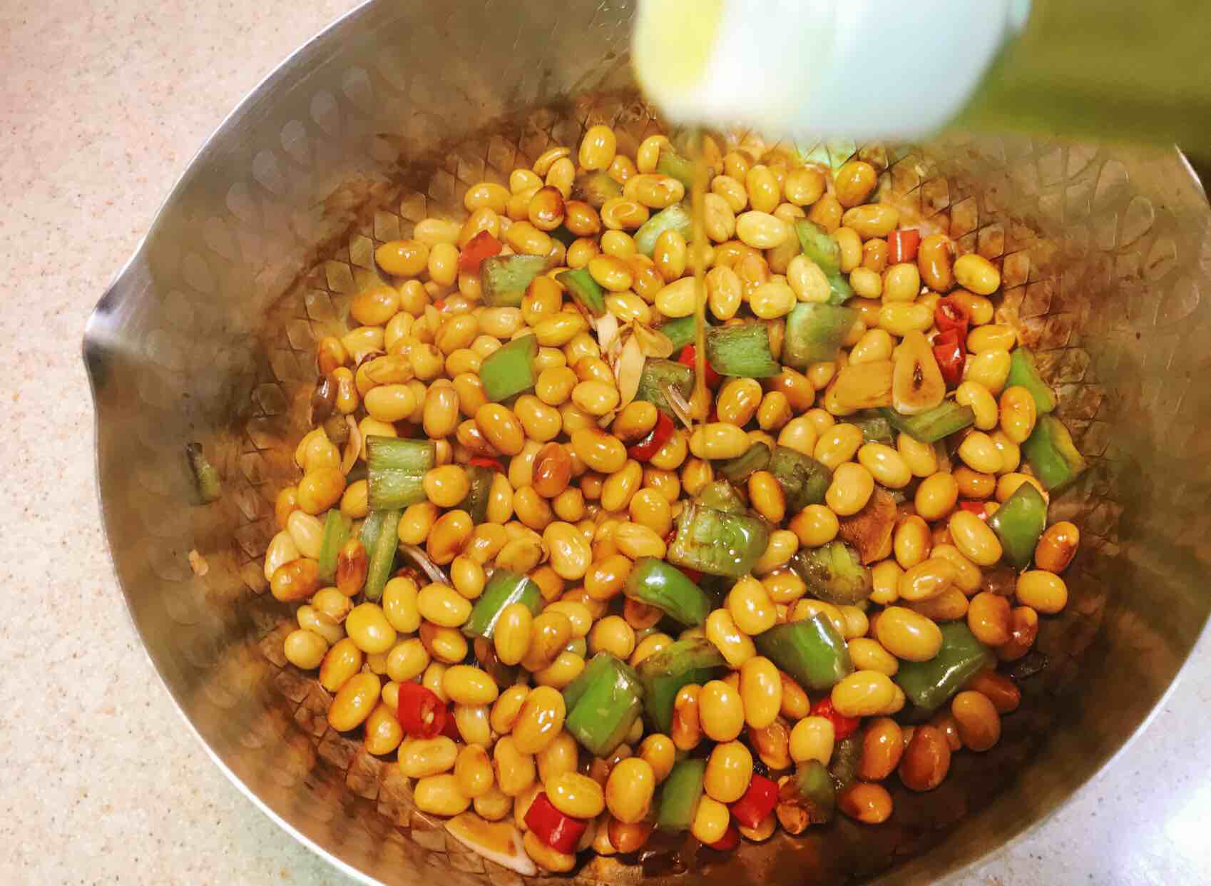 Spiced Spicy Soy Beans recipe