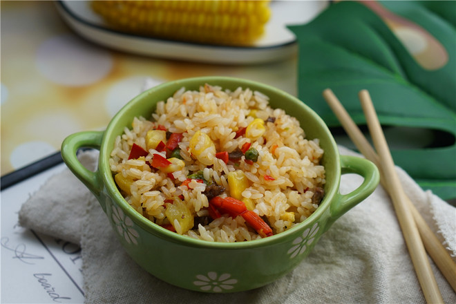 Pineapple Beef Ball Fried Rice recipe