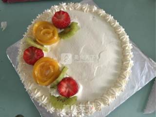 Cream Fruit Cake recipe