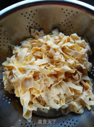 Scallion Oil Tofu Skin recipe