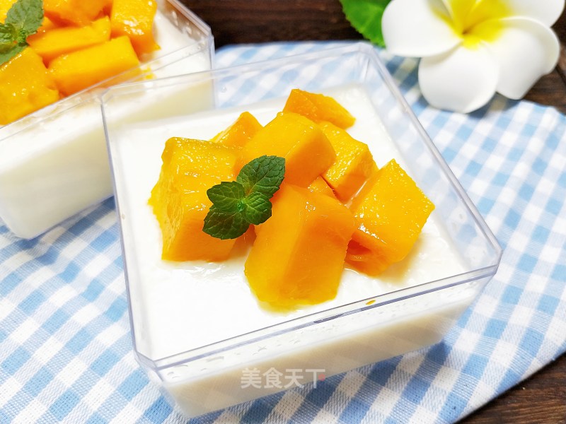 Milk Mango Pudding recipe