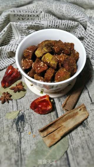 #aca烤明星大赛# Spiced Curry Beef Jerky (oil-free and Sugar-free Bread Machine Version) recipe