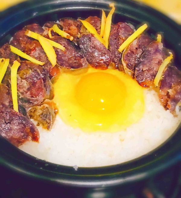 Cantonese Style Sausage Claypot Rice recipe