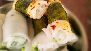 Seaweed Rolled Rice Noodles recipe