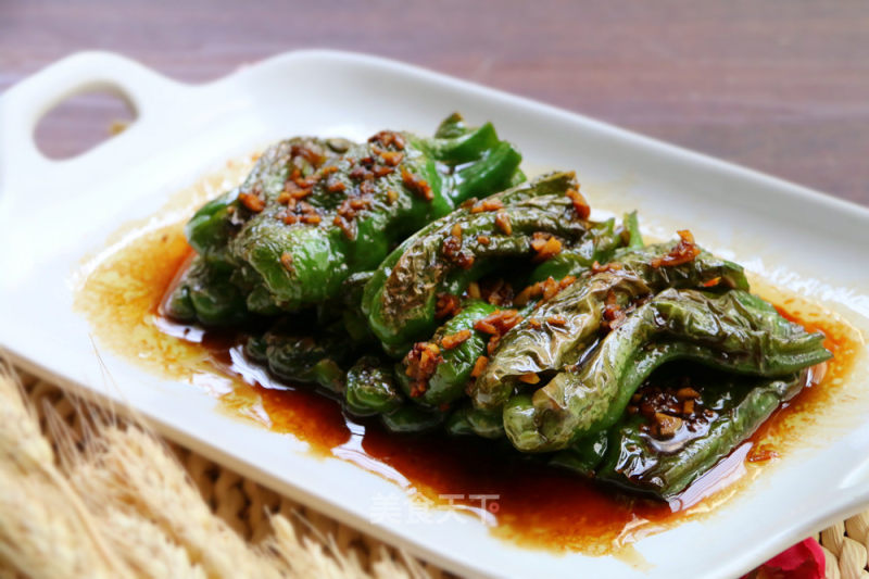 Tasty Tiger Skin Green Peppers recipe