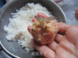 A Banquet Dish with Absolute Noodles---glutinous Rice and Shrimp Balls recipe