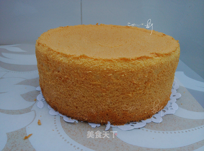 Six-inch Chiffon Cake-a Cake that Does Not Crack