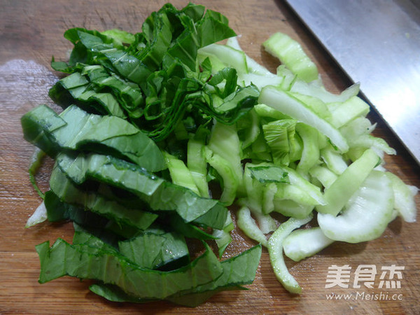 Fried Duck Eggs with Shrimp Skin and Vegetable recipe