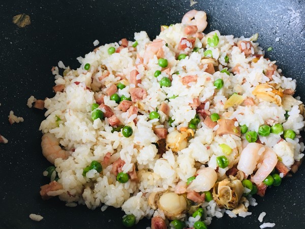 Seafood Fried Rice recipe