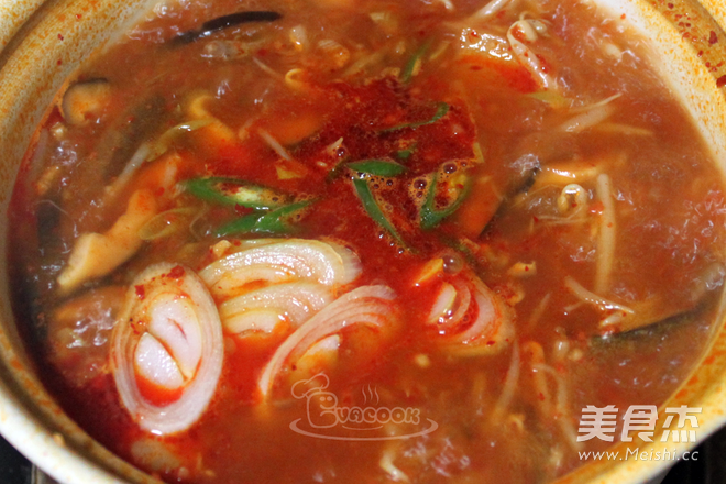 Korean Spicy Beef Soup recipe