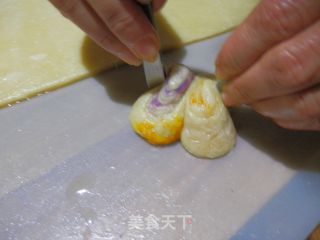 【kaifeng】puff Pastry-two-color Chrysanthemum Pastry recipe