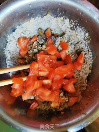 Tomato Black Sesame Multigrain Pie recipe