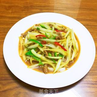 Stir-fried Shredded Pork with Cabbage recipe