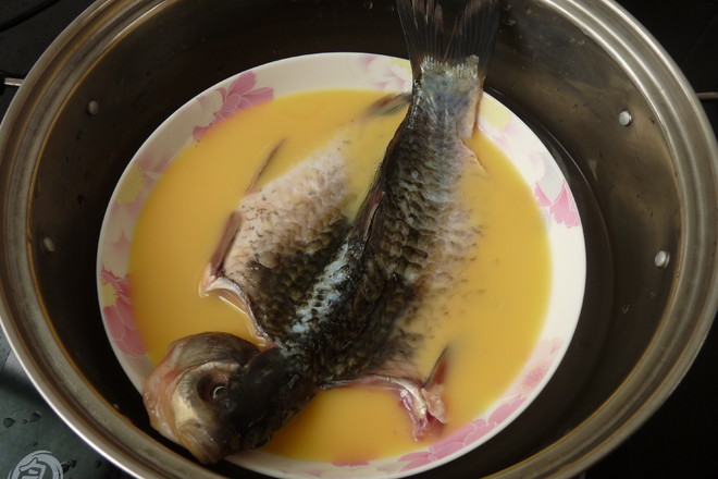 Steamed Egg with Crucian recipe