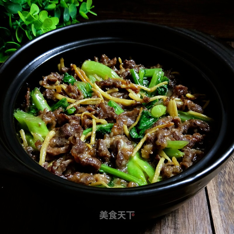 Beef Spring Vegetable Claypot recipe