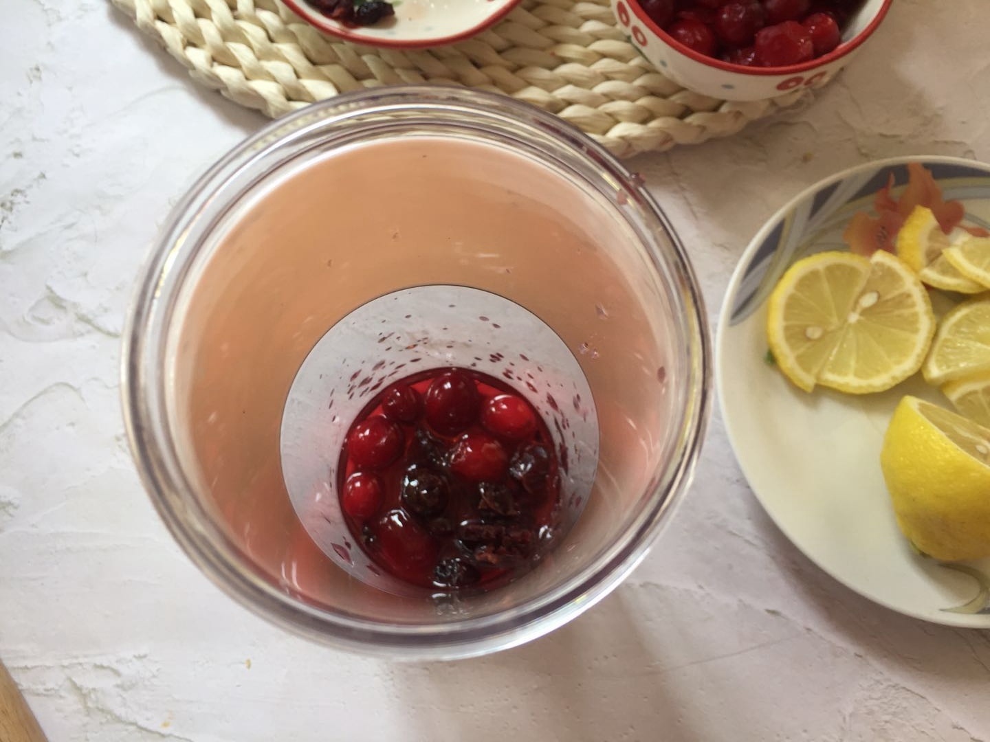 Cranberry Lemon Iced Drink recipe