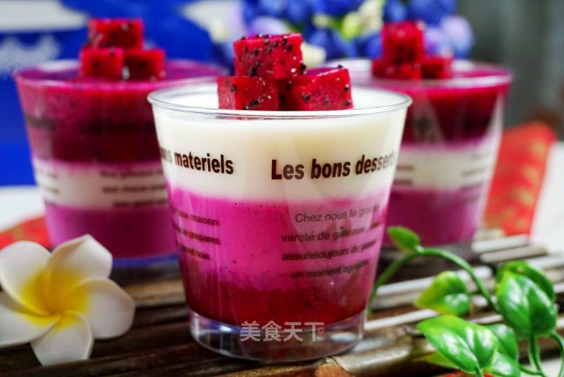 Dragon Fruit Pudding recipe