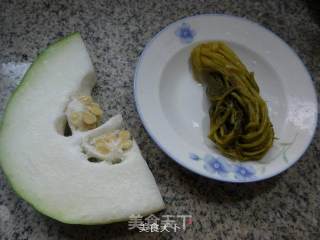Winter Melon Soup with Pickled Vegetables recipe