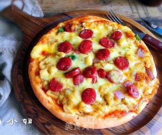 Pineapple Sausage Pizza recipe