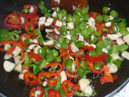 Fried Rice with Egg and Vegetable recipe
