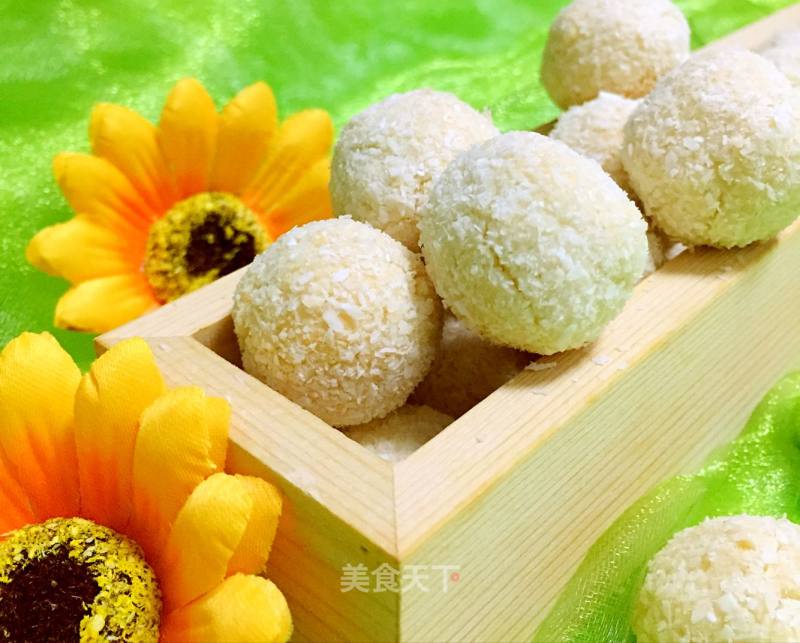 #柏翠大赛# Protein Coconut Ball recipe